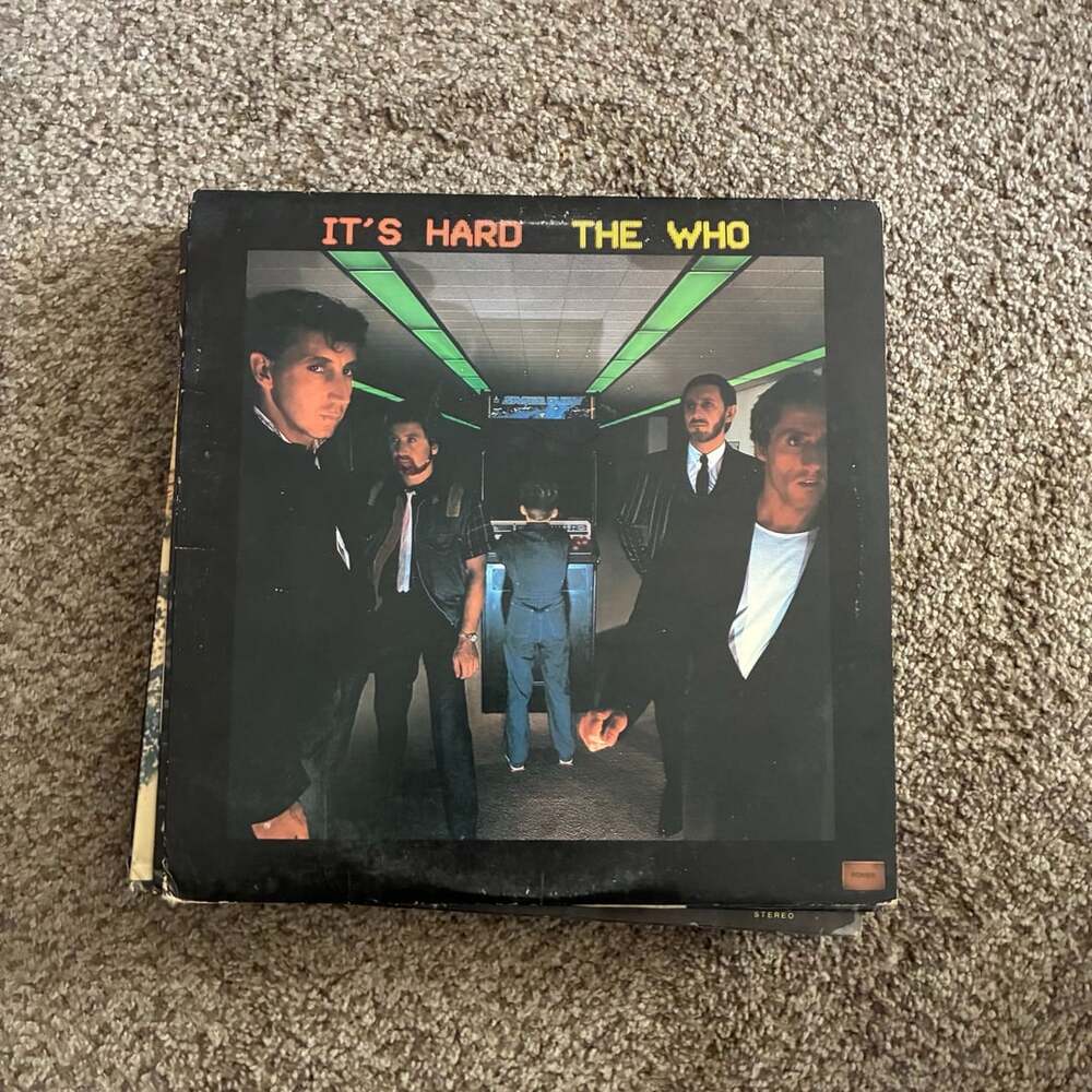 The Who It's Hard 1982 Vintage Vinyl LP Record